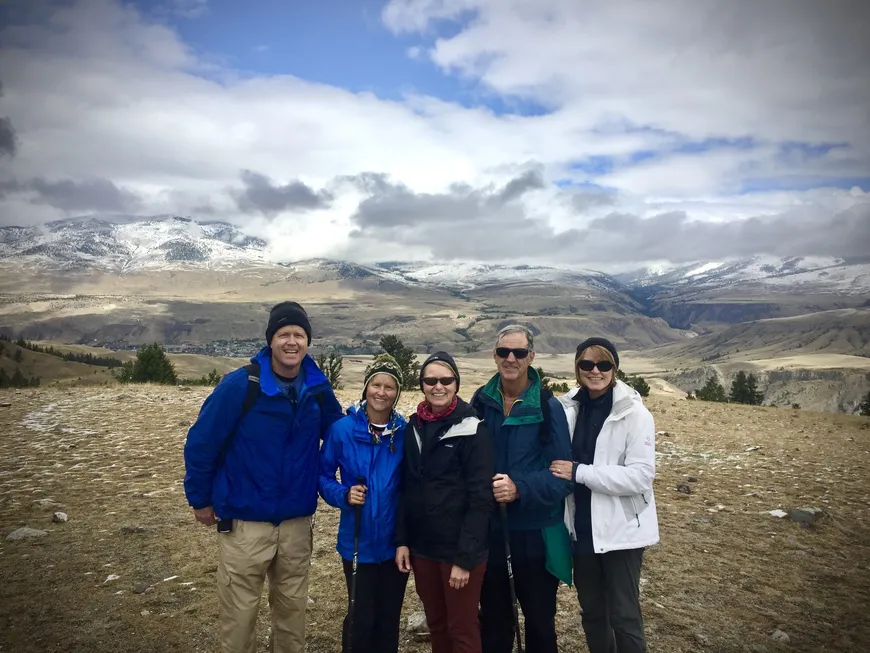 Fall hiking in Yellowstone 